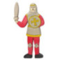 pièce 1 Chevalier, combattant, rouge - jouet à l'ancienne