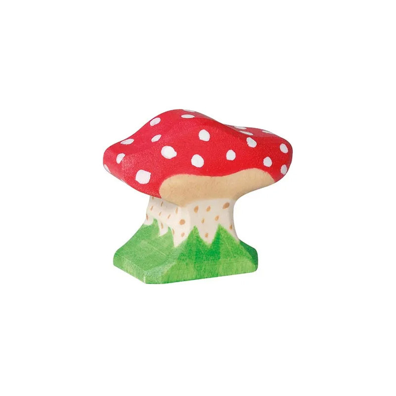 pièce 1 Champignon, petit - jouet à l'ancienne