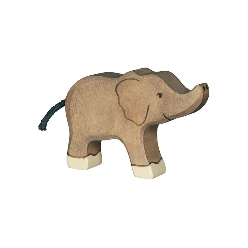 pièce 1 Éléphant, petit, trompe haute - jouet à l'ancienne