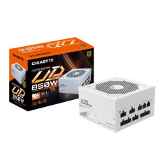 Unités d'alimentation d'énergie - GIGABYTE - UD850GM PG5W Bloc d'Alimentation - PCIe 5.0, 80 PLUS Gold, Design entièrement modul