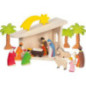 pièce 1 Étable et crèche de Noël - jouet à l'ancienne