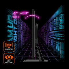 Écrans plats de PC - GIGABYTE - GS32Q 31.5" Moniteur de jeu QHD - 2560 x 1440, 165Hz, 1ms, 300 cd/m², FreeSync Premium, prêt pou