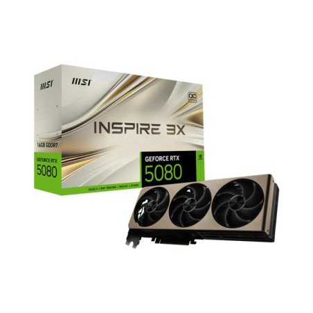 Cartes graphiques - MSI - GEFORCE RTX 5080 16G INSPIRE 3X OC | Soul Rebel E-Shop