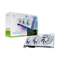 Cartes graphiques - MSI - GPU NV 5070Ti GAMING TRIO OC 16GB WHITE | Soul Rebel E-Shop