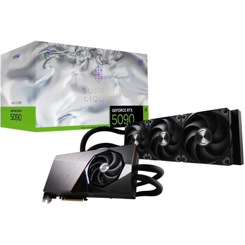 Cartes graphiques - MSI - GEFORCE RTX 5090 32G SUPRIM LIQUID SOC