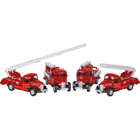 "Camion de pompiers ""classique"", en métal, L de 12 - 13,5 cm" | Soul Rebel E-Shop
