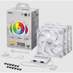 Systèmes de refroidissement d’ordinateur - ASUS - TUF GAMING TF120 ARGB WHITE EDITION 3IN1 | Soul Rebel E-Shop