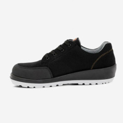 Bettie Women's Low Safety Shoes - EN ISO 20345 - S1P SRC - Black/Honey