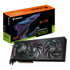 Cartes graphiques - GIGABYTE - AORUS GeForce RTX 5060 ELITE 8G Carte Graphique - 8GB GDDR7, 128bit, PCI-E 5.0, 2722 MHz Fréquenc