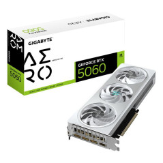 Cartes graphiques - GIGABYTE - GeForce RTX 5060 AERO OC 8G Carte Graphique - 8GB GDDR7, 128bit, PCI-E 5.0, 2595 MHz Fréquence du