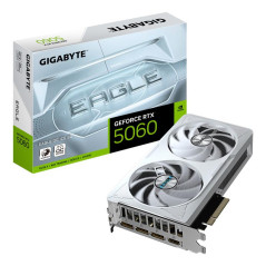 Cartes graphiques - GIGABYTE - GeForce RTX 5060 EAGLE OC ICE 8G Carte Graphique - 8GB GDDR7, 128bit, PCI-E 5.0, 2550 MHz Fréquen