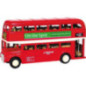 Set de 12 London Bus en métal, L de 12 cm - jouet à l'ancienne