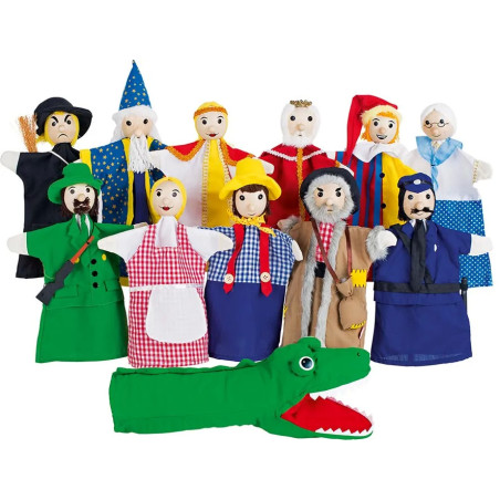 Assortiment de marionnettes - Jouet à l'ancienne - Disponible sur Soul Rebel E-Shop
