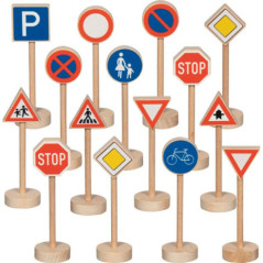 Assortiment de panneaux de signalisation I - Jouet à l'ancienne - Disponible sur Soul Rebel E-Shop