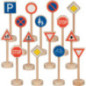 Set de 1 Assortiment de panneaux de signalisation I - jouet à l'ancienne