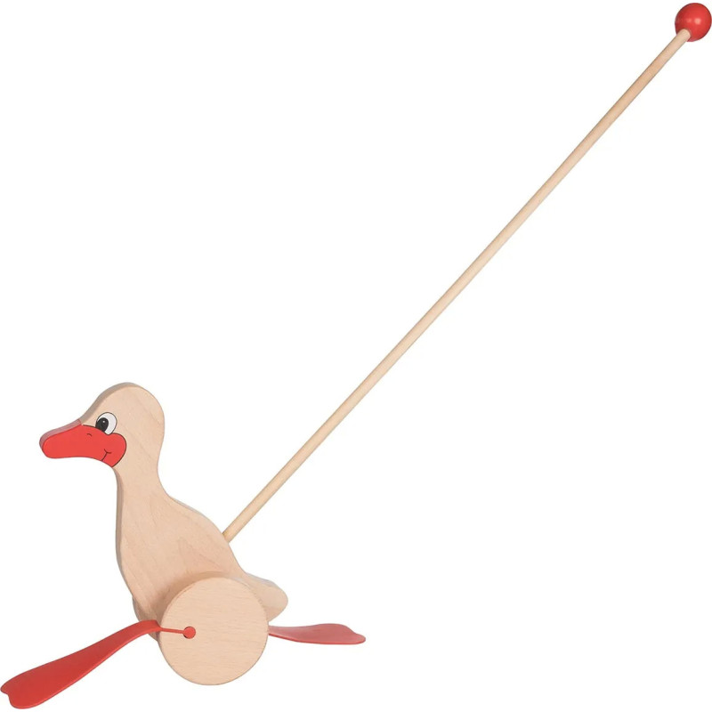 pièce 1 Animal à pousser canard - jouet à l'ancienne