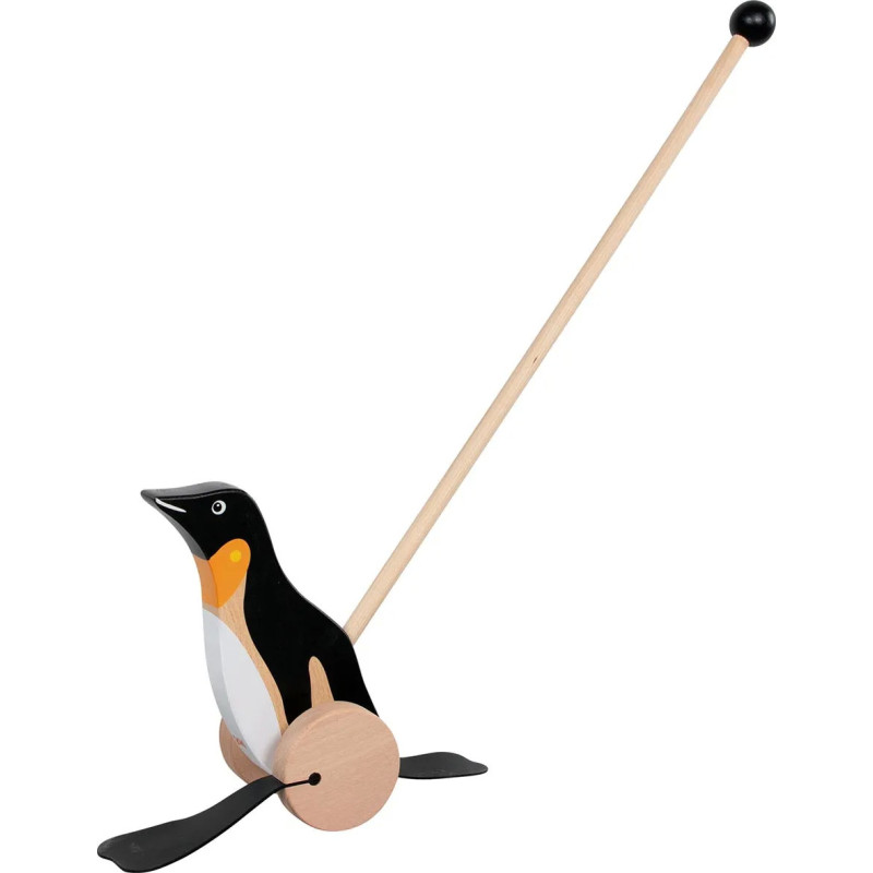 pièce 1 Animal à pousser pingouin - jouet à l'ancienne