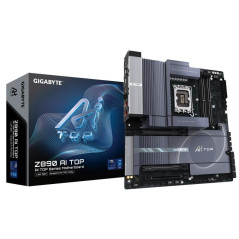 Cartes mères - GIGABYTE - Z890 AI TOP Carte mère - Processeurs Intel Core Ultra (Série 2), VRM 16+1+2 phases, jusqu'à 9500 MHz D