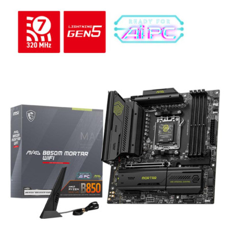 Cartes mères - MSI - MAG B850M MORTAR WIFI | Soul Rebel E-Shop