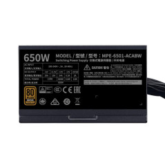 COOLER MASTER MWE 650W V2 - 80+ BRONZE - 650 WATTS
