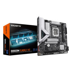 Cartes mères - GIGABYTE - B860M EAGLE V2 Carte mère - Processeurs Intel Core Ultra Series, VRM 6+1+2 phases, jusqu'à 9066 MHz DD