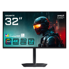 Écrans plats de PC - GIGABYTE - MO32U 31,5" Moniteur Gaming OLED 4K UHD - 3840 x 2160, 165Hz, 0.03ms, 250 cd/m², Display HDR Tru