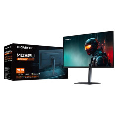 Écrans plats de PC - GIGABYTE - MO32U 31,5" Moniteur Gaming OLED 4K UHD - 3840 x 2160, 165Hz, 0.03ms, 250 cd/m², Display HDR Tru