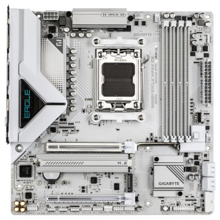 Cartes mères - GIGABYTE - B850M EAGLE WIFI6E ICE Carte Mère – Processeurs AMD Ryzen série 9000, VRM numérique 8+2+2 phases, jusq