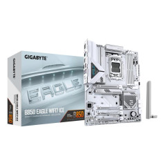 Cartes mères - GIGABYTE - B850 EAGLE WIFI7 ICE Carte mère - Processeurs AMD Ryzen série 9000, VRM numérique 8+2+2 phases, jusqu'