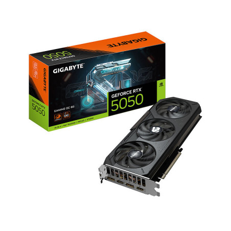 Cartes graphiques - GIGABYTE - GeForce RTX 5050 GAMING OC 8G Carte Graphique - 8GB GDDR6, 128bit, PCI-E 5.0, 2632MHz Fréquence d
