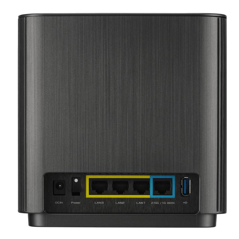 Systèmes Wi-Fi maillés - ASUS - ZenWiFi AX (XT9) AX7800 1er Pack Schwarz
