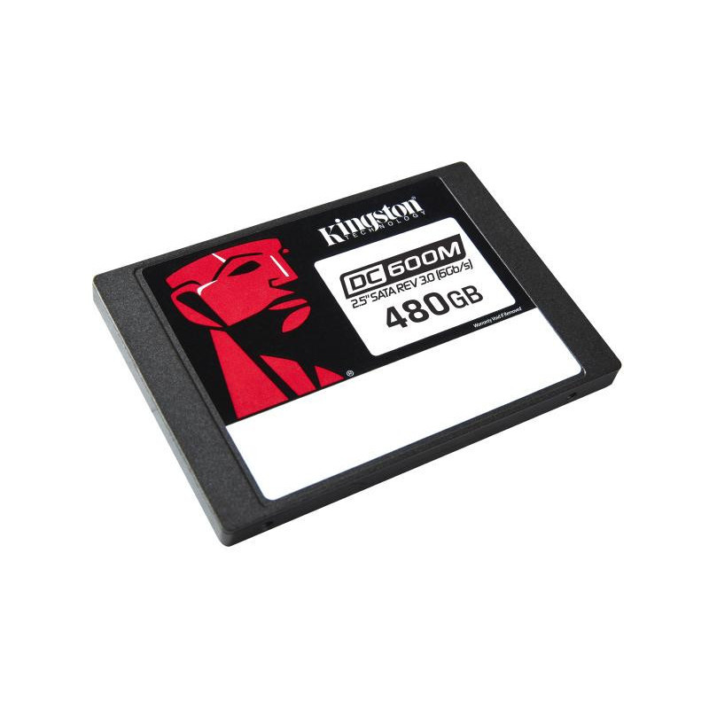 Disques SSD - Kingston Technology - SSD SATA Enterprise DC600M (usage mixte) 2,5” de 480 Go
