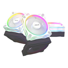 Systèmes de refroidissement d’ordinateur - ASUS - Prime MR120 Fan ARGB Reverse White 3in1 | Soul Rebel E-Shop