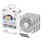 Systèmes de refroidissement d’ordinateur - ASUS - TUF GAMING TR120 ARGB REVERSE 3IN1 White