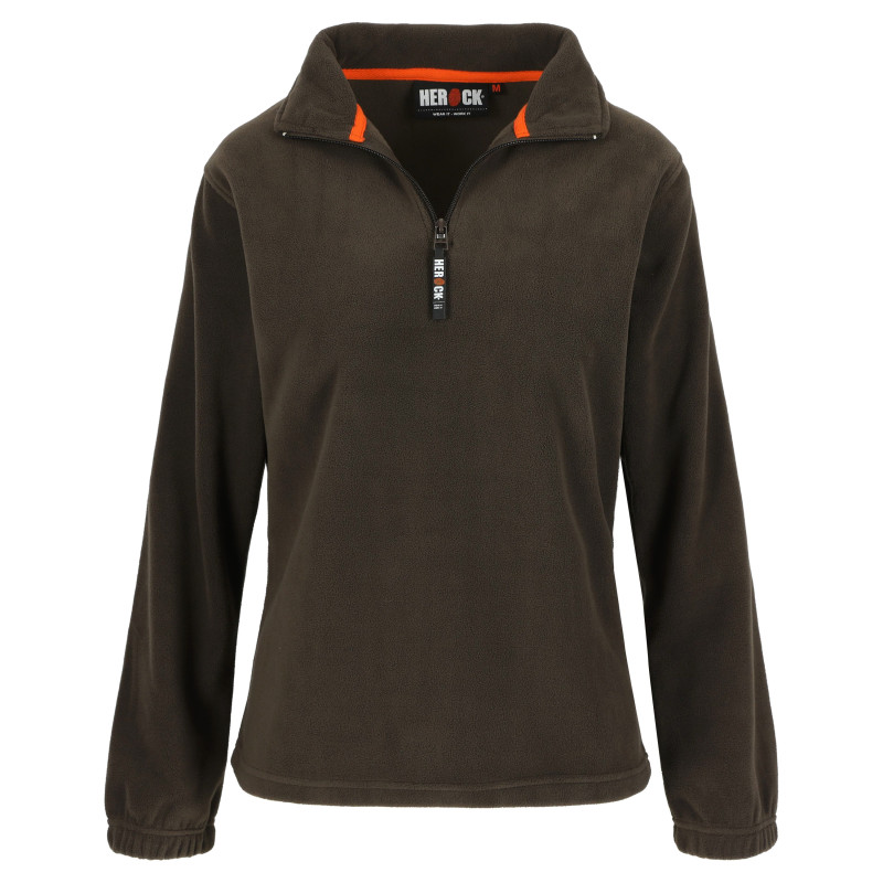 Aurora fleece sweater femmes - Brun