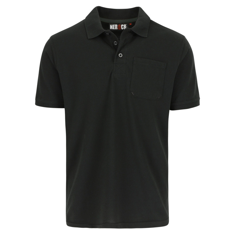 Leo polo manches courtes - Noir