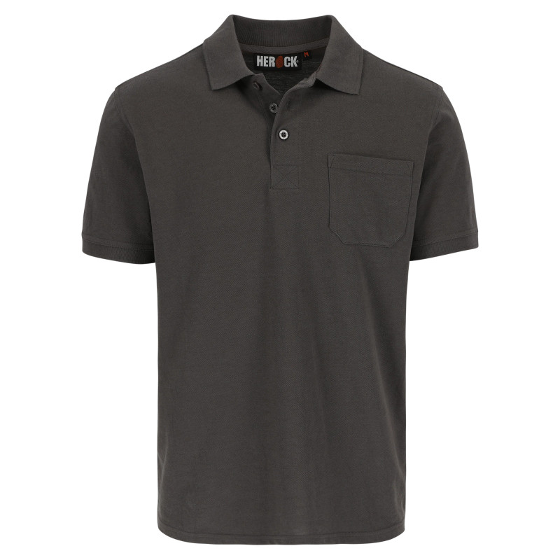 Leo polo manches courtes - Gris
