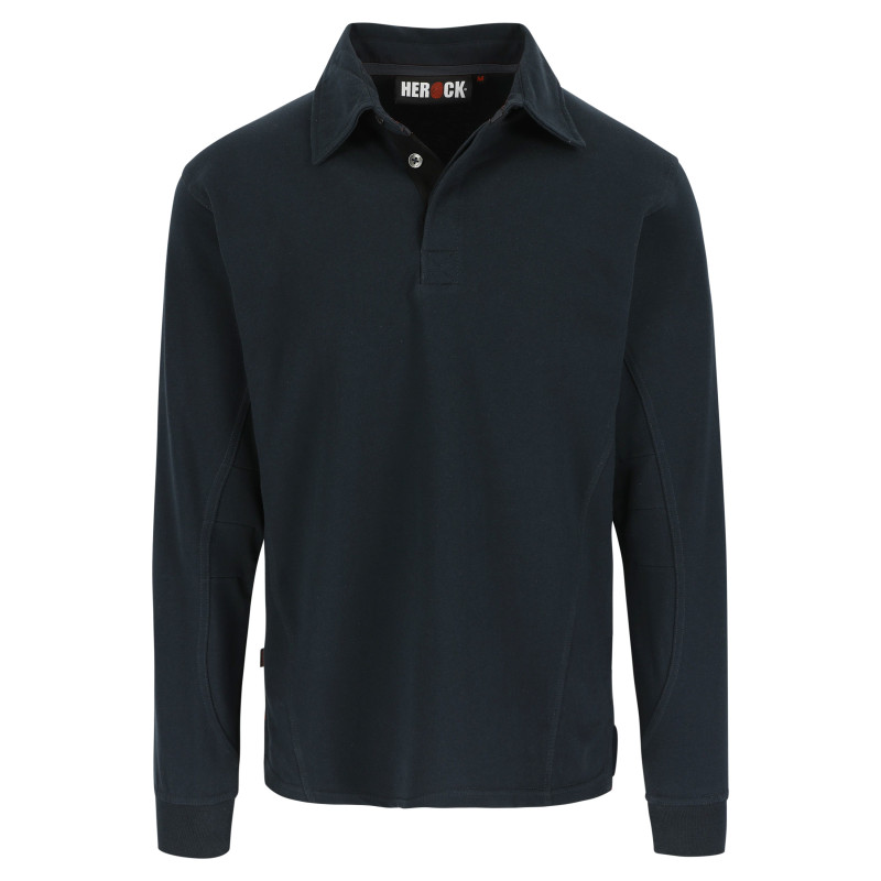 Troja polo manches longues - Marine
