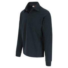Troja polo manches longues - Marine