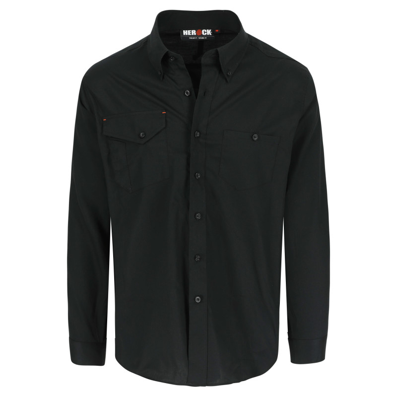 Nemon chemise manches longues - Noir