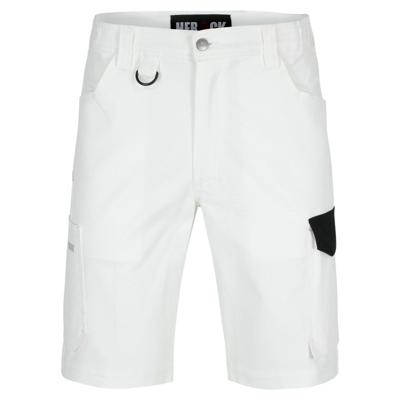 Bargo bermuda - Blanc/Noir