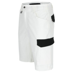 Bargo bermuda - Blanc/Noir