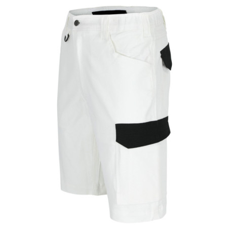 Bargo bermuda - Blanc/Noir