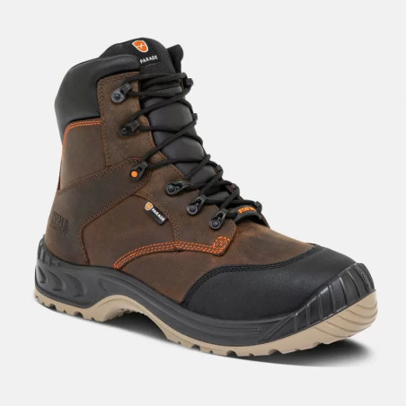 High wr safety shoes - Nagara - Unisex - EN ISO 20345 - S7S SR FO LG CI HI - Brown