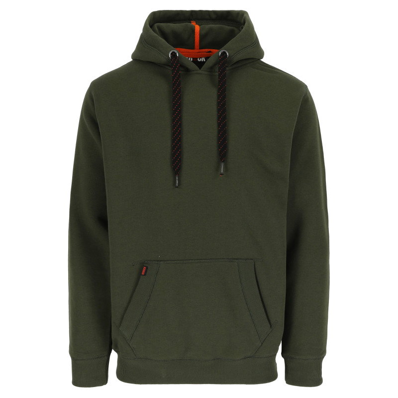 Hesus sweater avec capuchon - Kaki Foncé
