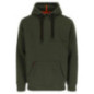 Hesus sweater avec capuchon - Kaki Foncé