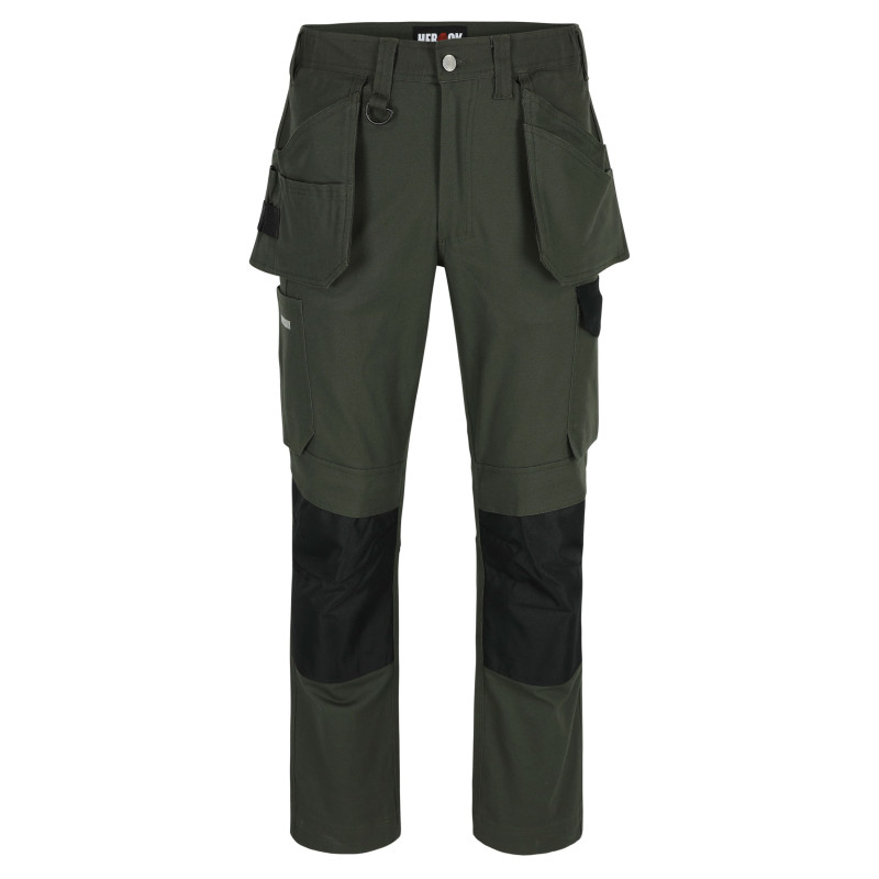 Spero pantalon - Kaki Foncé/Noir