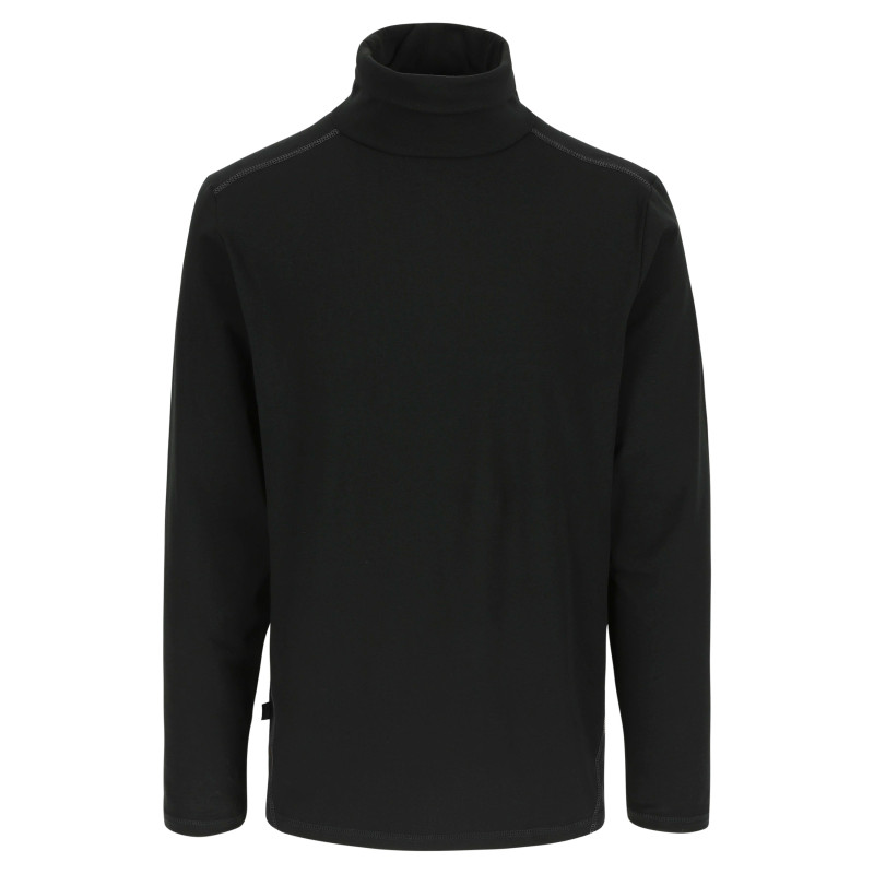 Lotis t-shirt col roulé manches longues - Noir