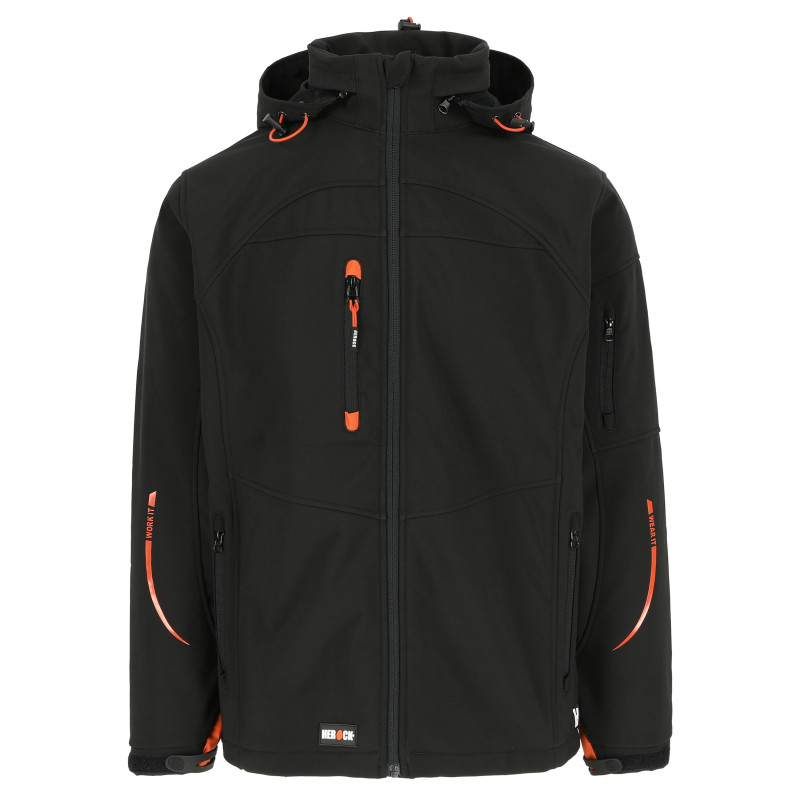 Poseidon softshell veste - Noir