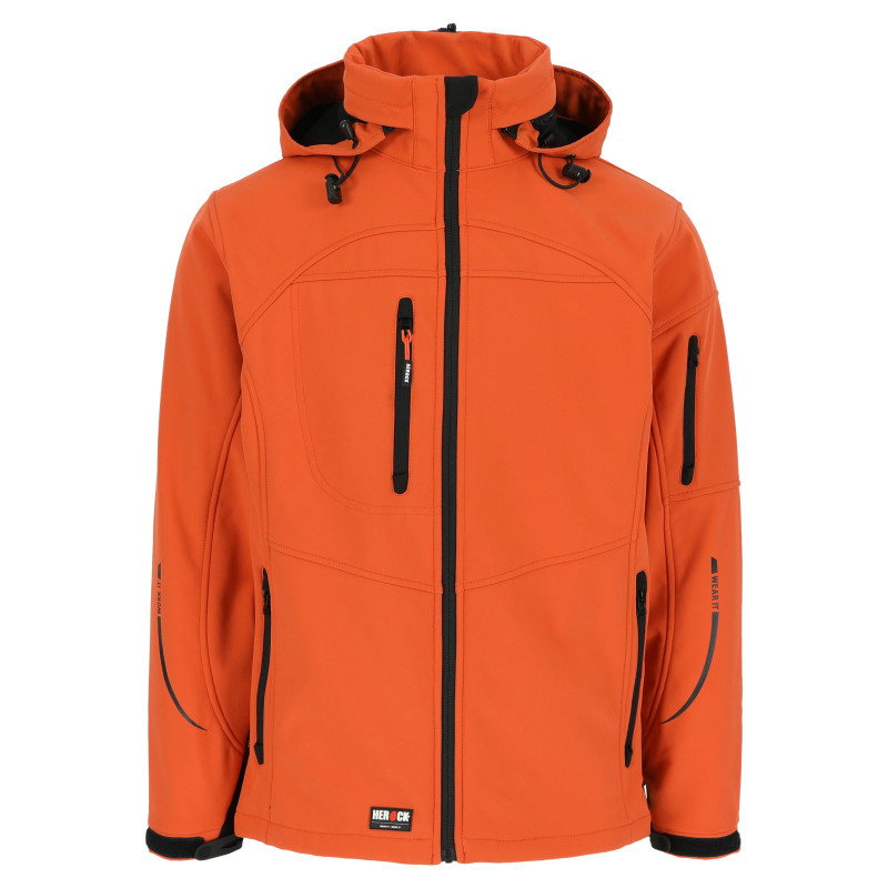 Poseidon softshell veste - Orange